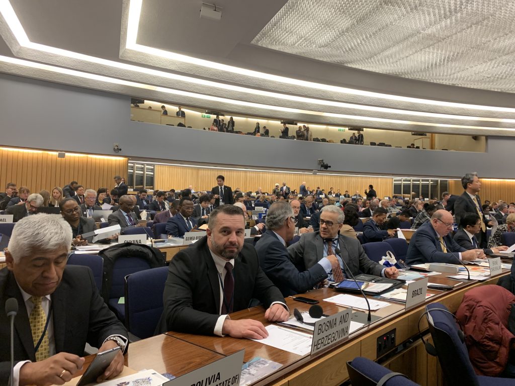 Ambassador Filipovic attending the 31st regular session of the IMO in London